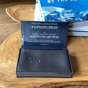 Slipsilk charcoal king pillowcase new in box